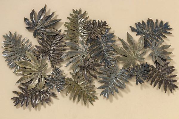 Isla B metallinen seinäveistos kasviaihe